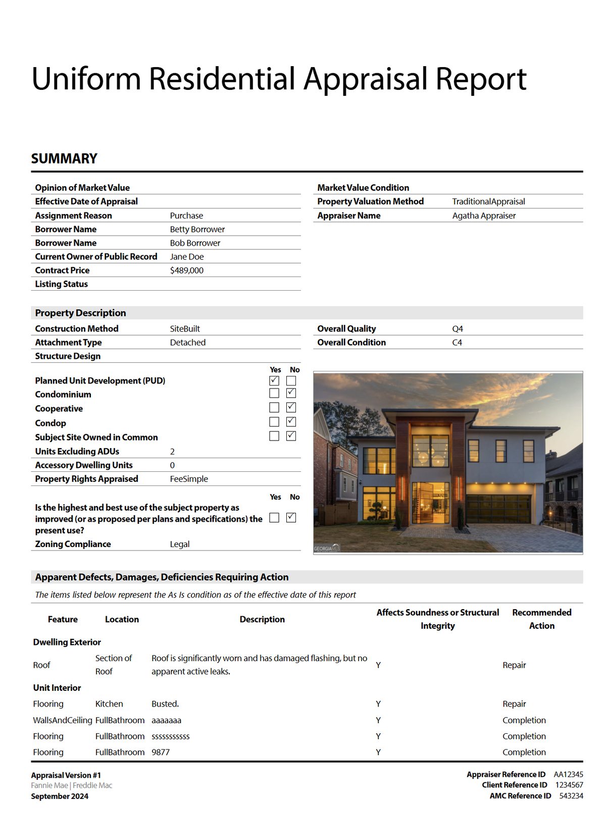 UAD 3.6 URAR in CompFlo Form Management